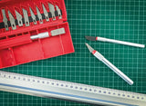 Hobbykniv-sats | 16 delar. BGS Diy 50613