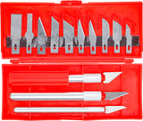 Hobbykniv-sats | 16 delar. BGS Diy 50613