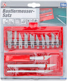 Hobbykniv-sats | 16 delar. BGS Diy 50613