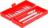Hobbykniv-sats | 16 delar. BGS Diy 50613