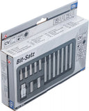 Bit-sats | Yttre sexkant 10 mm (3/8") | Inre sexkant | 15 delar. BGS Diy 5070