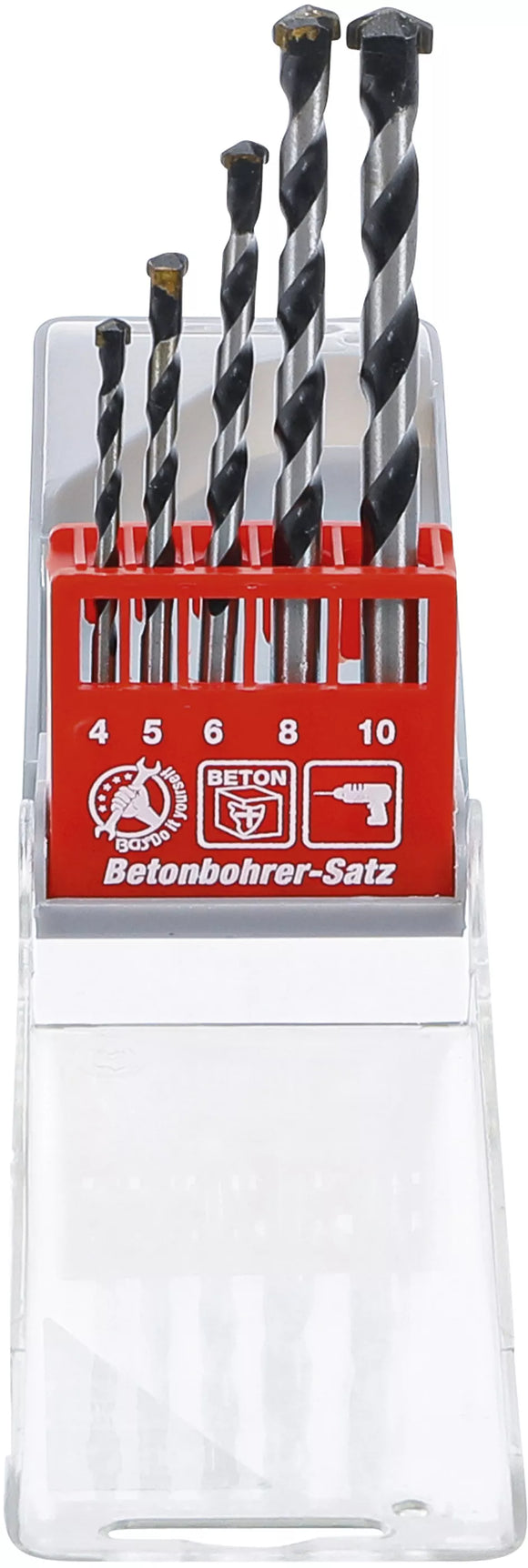 Betongborr-sats | 4 - 10 mm | 5 delar. BGS Diy 50816