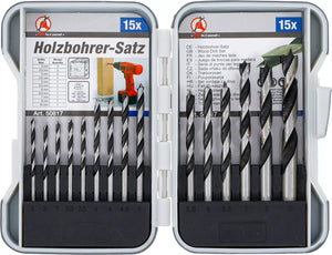 Träborr-sats | 3 - 10 mm | 15 delar. BGS Diy 50817