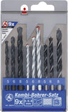 Kombi-borrsats | 5 - 8 mm | 9 delar. BGS Diy 50819