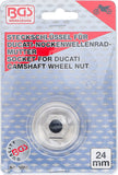 Specialinsats | för kamaxelhjulmuttrar för Ducati | 24 mm. BGS 5085