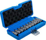 Kraft-Bit-Insats-sats | 12,5 mm (1/2") | T-Profil (för Torx) T20 - T70 | 10 delar. BGS 5097