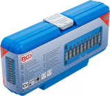 Kraft-Bit-Insats-sats | 12,5 mm (1/2") | T-Profil (för Torx) T20 - T70 | 10 delar. BGS 5097