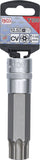 Bit-Insats | Längd 110 mm | 12,5 mm (1/2") | T-Profil (för Torx) med borrning T100. BGS 5103-TB100