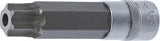 Bit-Insats | Längd 110 mm | 12,5 mm (1/2") | T-Profil (för Torx) med borrning T100. BGS 5103-TB100