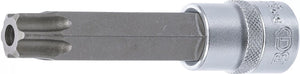 Bit-Insats | Längd 110 mm | 12,5 mm (1/2") | T-Profil (för Torx) med borrning T80. BGS 5103-TB80
