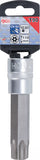 Bit-Insats | Längd 110 mm | 12,5 mm (1/2") | T-Profil (för Torx) med borrning T90. BGS 5103-TB90