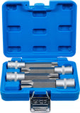 Bit-Insats-sats | 12,5 mm (1/2") | T-Profil (för Torx) med borrning | 4 delar. BGS 5103