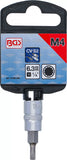 Bit-Insats | 6,3 mm (1/4") | Inre mångtandad (för XZN) M4. BGS 5105-M4