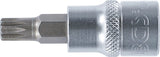 Bit-Insats | 10 mm (3/8") | Inre mångtandad (för XZN) M8. BGS 5105-M8