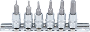 Bit-Insats-sats | 6,3 mm (1/4") | Inre sexkant 1,5 - 6 mm | 6 delar. BGS 5151