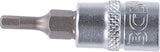 Bit-Insats | inre fyrkant 6,3 mm (1/4") | Inre sexkant med 3 mm. BGS 5156-3