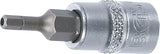 Bit-Insats | inre fyrkant 6,3 mm (1/4") | Inre sexkant med 3 mm. BGS 5156-3