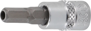 Bit-Insats | inre fyrkant 6,3 mm (1/4") | Inre sexkant med 5 mm. BGS 5156-5