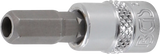 Bit-Insats | inre fyrkant 6,3 mm (1/4") | Inre sexkant med 7 mm. BGS 5156-7