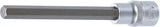 Bit-Insats | Längd 140 mm | 12,5 mm (1/2") | Inre sexkant 10 mm. BGS 5184-H10
