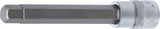 Bit-Insats | Längd 140 mm | 12,5 mm (1/2") | Inre sexkant 13 mm. BGS 5184-H13