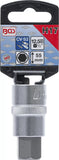 Bit-Insats | 12,5 mm (1/2") | Inre sexkant 17 mm. BGS 5184-H17