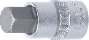 Bit-Insats | 12,5 mm (1/2") | Inre sexkant 17 mm. BGS 5184-H17