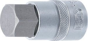 Bit-Insats | 12,5 mm (1/2") | Inre sexkant 22 mm. BGS 5184-H22
