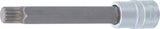 Bit-Insats | Längd 140 mm | 12,5 mm (1/2") | Inre mångtandad (för XZN) M14. BGS 5184-M14