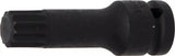 Kraft-Bit-Insats | Längd 78 mm | 12,5 mm (1/2") | Inre mångtandad (för XZN) M18. BGS 5184-M18