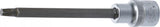 Bit-Insats | Längd 140 mm | 12,5 mm (1/2") | T-Profil (för Torx) T40. BGS 5184-T40