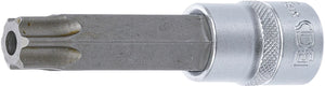 Bit-Insats | Längd 100 mm | 12,5 mm (1/2") | T-Profil (för Torx) med borrning T80. BGS 5184-TB80