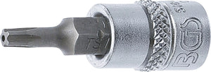 Bit-Insats | 6,3 mm (1/4") | TS-Profil (för Torx Plus) med borrning TS15. BGS 5184-TS15