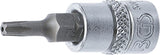 Bit-Insats | 6,3 mm (1/4") | TS-Profil (för Torx Plus) med borrning TS15. BGS 5184-TS15