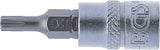 Bit-Insats | 6,3 mm (1/4") | TS-Profil (för Torx Plus) med borrning TS20. BGS 5184-TS20