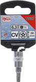 Bit-Insats | 6,3 mm (1/4") | TS-Profil (för Torx Plus) med borrning TS27. BGS 5184-TS27