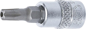 Bit-Insats | 6,3 mm (1/4") | TS-Profil (för Torx Plus) med borrning TS27. BGS 5184-TS27