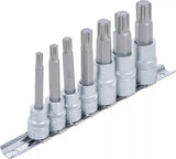 Bit-Insats-sats | 10 mm (3/8") / 12,5 mm (1/2") | Kil-profil (för RIBE) M6 - M14 | 7 delar. BGS 5185