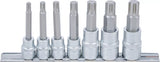 Bit-Insats-sats | 10 mm (3/8") / 12,5 mm (1/2") | Kil-profil (för RIBE) M6 - M14 | 7 delar. BGS 5185