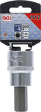 Bit-Insats | 20 mm (3/4") | Inre sexkant 17 mm. BGS 5189-H17