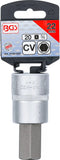 Bit-Insats | 20 mm (3/4") | Inre sexkant 22 mm. BGS 5189-H22