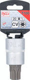 Bit-Insats | 20 mm (3/4") | T-Profil (för Torx) T100. BGS 5189-T100