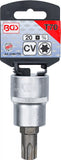 Bit-Insats | 20 mm (3/4") | T-Profil (för Torx) T70. BGS 5189-T70