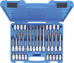 Bit-Insats-sats | 12,5 mm (1/2") | TP-Profil (för Torx Plus) TP20 - TP70 | 32 delar. BGS 5190