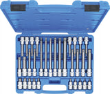 Bit-Insats-sats | 12,5 mm (1/2") | TP-Profil (för Torx Plus) TP20 - TP70 | 32 delar. BGS 5190