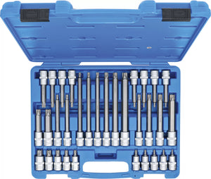 Bit-Insats-sats | 12,5 mm (1/2") | TPS-Profil (för Torx Plus) med borrning TPS20 - TPS70 | 32 delar. BGS 5191