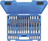 Bit-Insats-sats | 12,5 mm (1/2") | TPS-Profil (för Torx Plus) med borrning TPS20 - TPS70 | 32 delar. BGS 5191