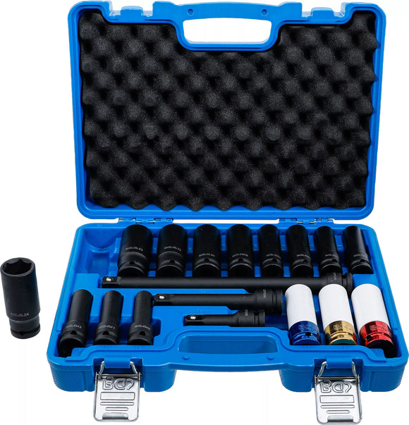 Kraft-hylsnyckel- och skoninsats-sats | Sexkant | 12,5 mm (1/2