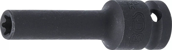 Krafthylsa E-profil, djup | 12,5 mm (1/2