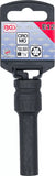 Krafthylsa E-profil, djup | 12,5 mm (1/2") | E12 mm. BGS 5204-12